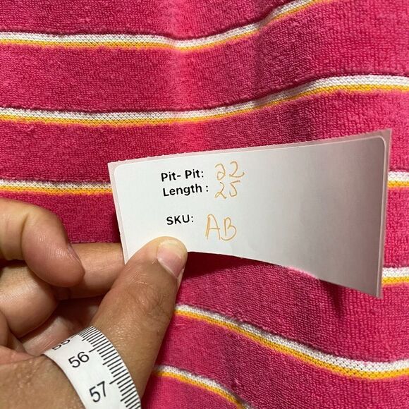 Nike Sportwear Pocket Full Zip Hooded Jacket PinK Large ( 12-14 ) Striped - Picture 7 of 7